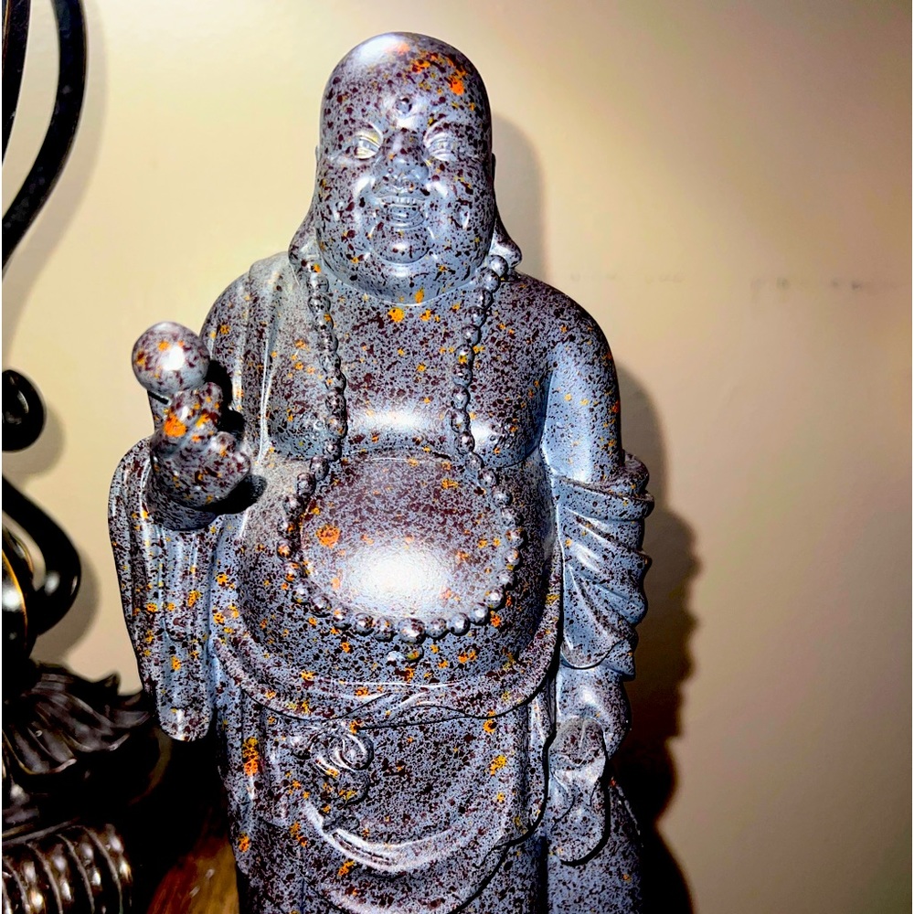 buddha statue really nice piece 7” tall antique